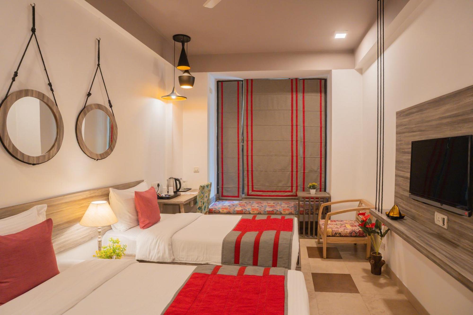 Ahuja Residency Parklane Hotel Gurgaon Luaran gambar