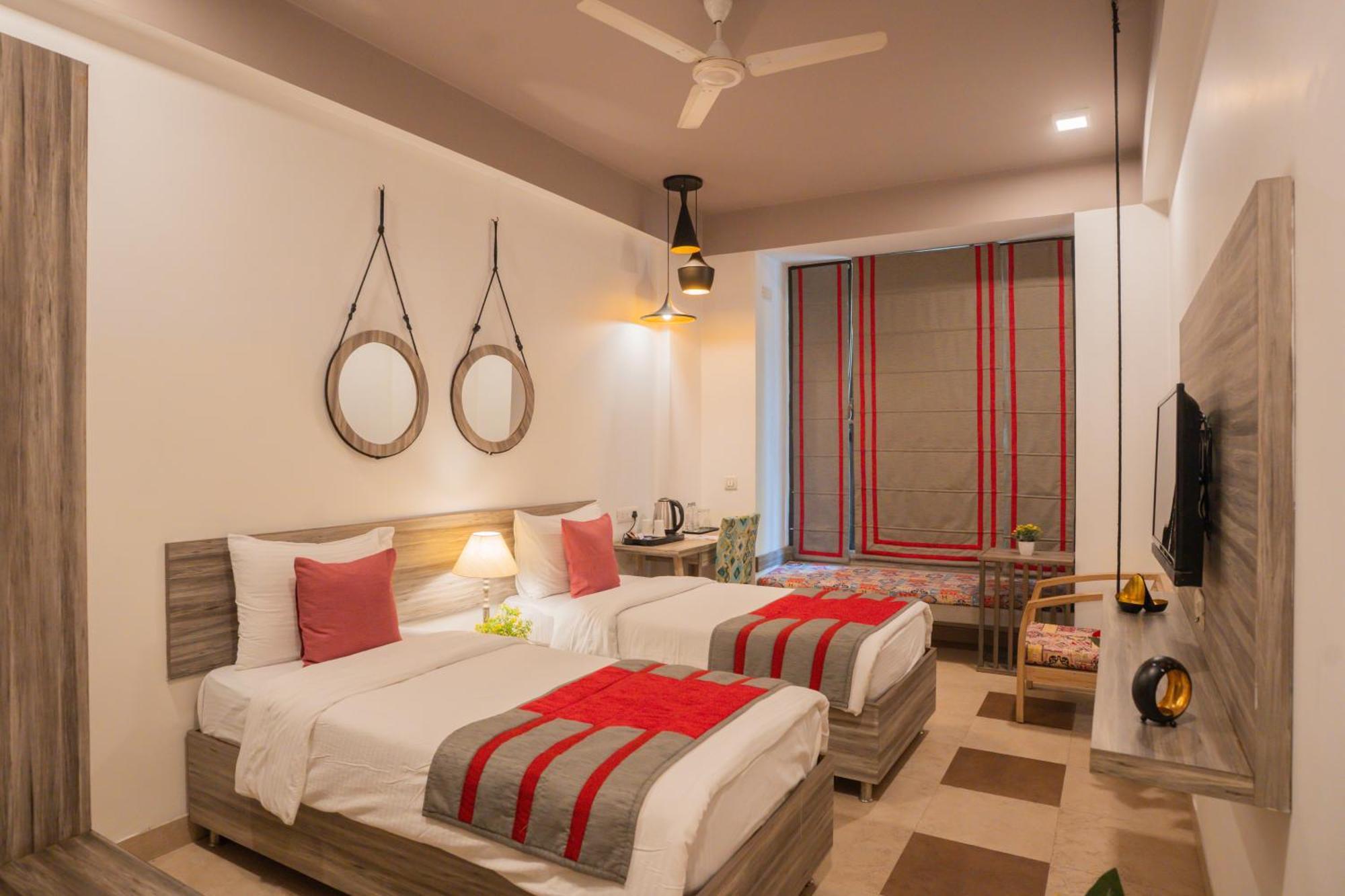 Ahuja Residency Parklane Hotel Gurgaon Luaran gambar